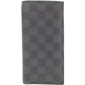 Louis Vuitton Graphite Black Alexandra Portefeuille Wallet Bifold Long